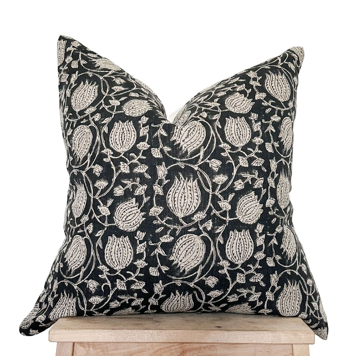 Vidhaan Hand Block Printed Pillow Cover