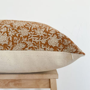 Sienna Hand-Block Printed Pillow Cover