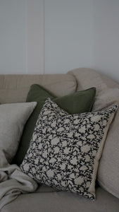 Amaya Hand-Block Printed Pillow Cover