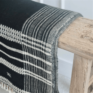 Rana Hand-Loomed Throw Blanket - House Of Neutrals