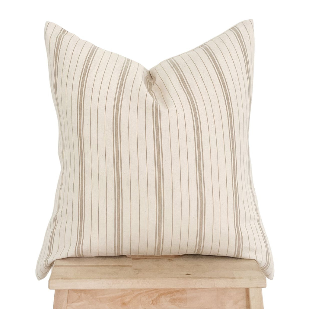 Roman Cotton Woven Pillow Cover