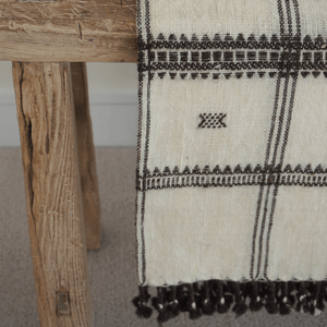 Sahaj Hand-Loomed Throw Blanket - House Of Neutrals