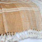 Vidya Hand-Loomed Throw Blanket - House Of Neutrals